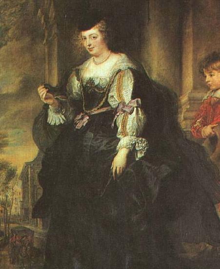 RUBENS, Pieter Pauwel Helena Fourment with a Carriage oil painting image